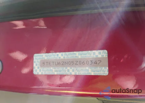 2005 Toyota Tacoma Prerunner V6 from USA, damaged, VIN 5TETU62N05Z060347